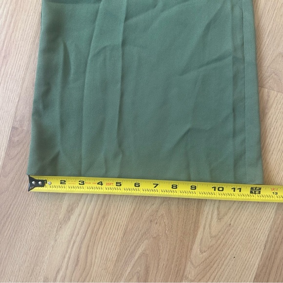 Adam Levine Olive Green Wide Leg‎ Pants Small - Picture 8 of 11